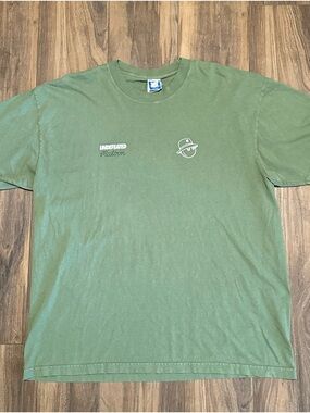 Undefeated Olive Green Short Sleeve Logo Tee